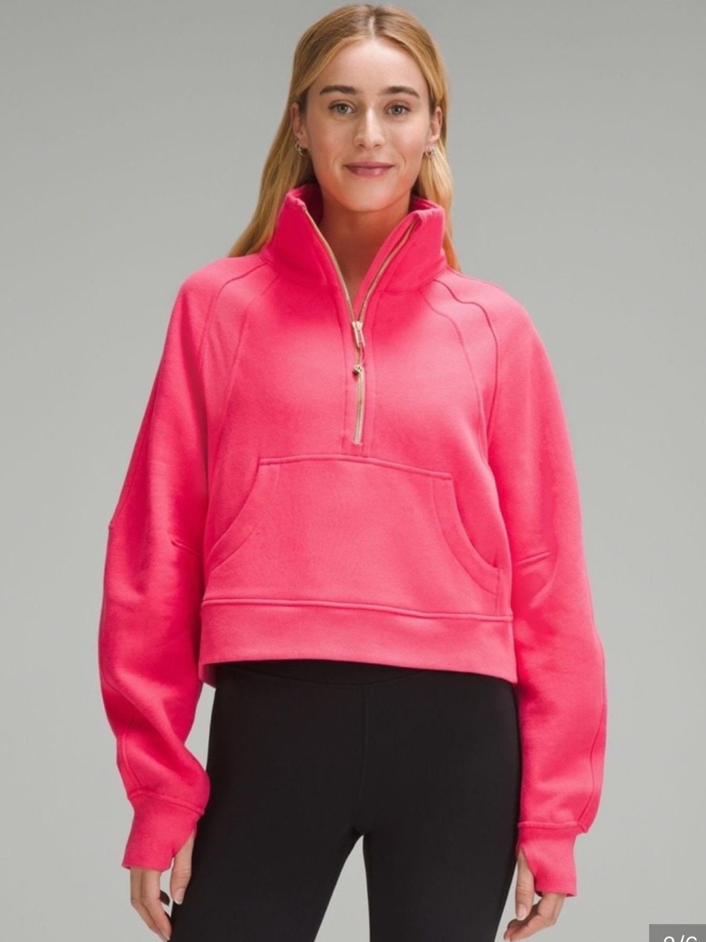 lululemon athletica Scuba Oversize Half-Zip Pullover - Glaze Pink